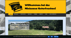 Desktop Screenshot of miniscene-unterfranken.de